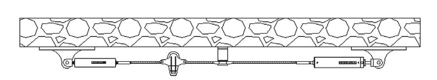 LINIA LIFELINE CHECKLINE 2000 II OVERHEAD 12M 8mm System podstropowy Checkline II overhead, jest systemem do zaczepiania wyposażonym w elastyczny zabezpieczający wspornik poziomy zwany linią