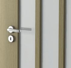 NATURAL VENEERS 60-100 120-200 COLORS TECHNICAL INFORMATION Select Natural Veneer DOOR LEAF CONSTRUCTION White Wenge American Dark Frame-and-panel door leaf; frames and door panels from MDF.