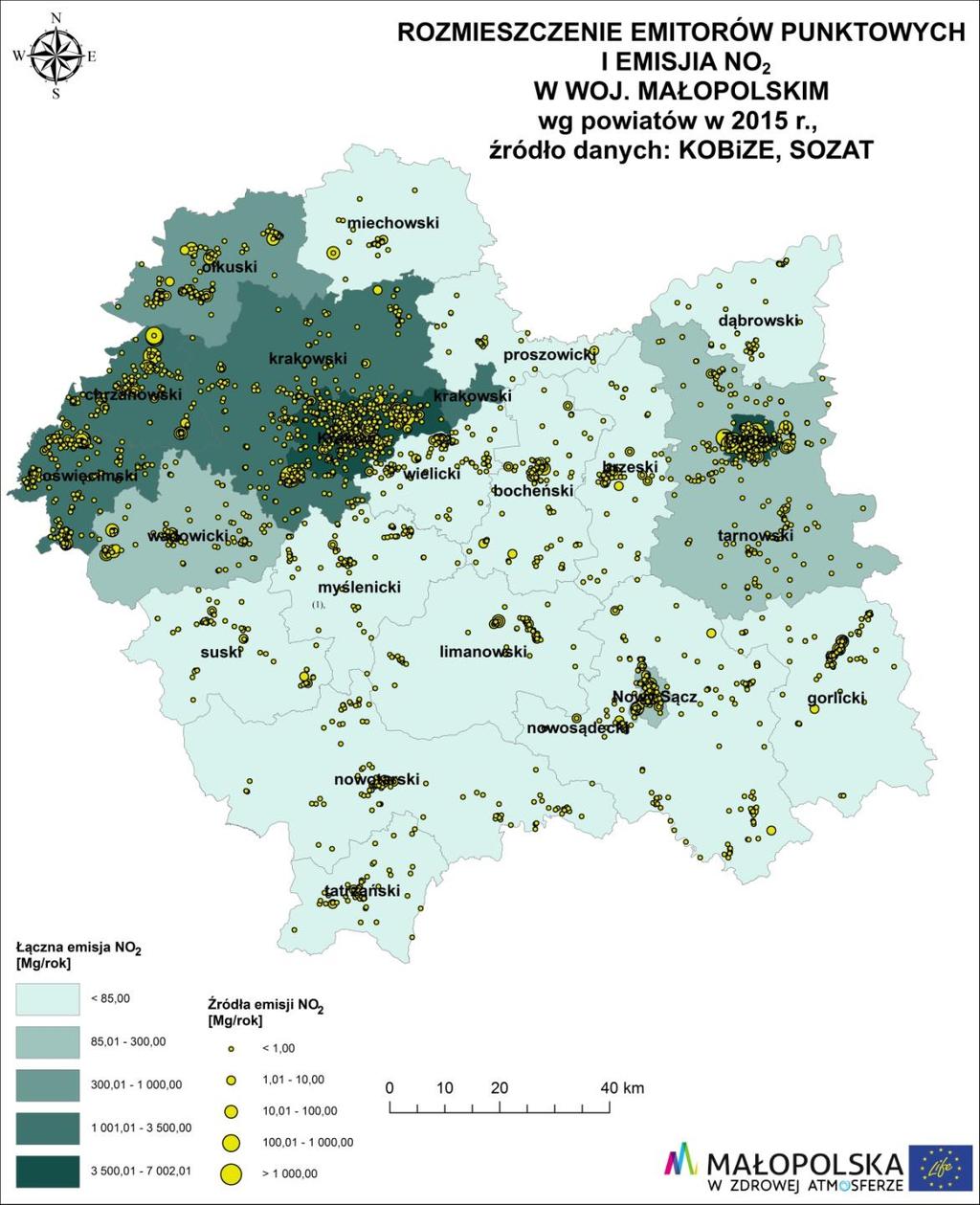 Dziennik Urzędowy Województwa Małopolskiego 324 Poz. 811 emitują także ArcelorMittal Refractories Sp. z o. o., ORLEN Południe S.A., MPEC w Tarnowie, Górka Cement Sp. z o.o. oraz Bolesław Recycling sp.