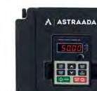 Przemienniki częstotliwości Astraada DRV-23 Ekonomiczne przemienniki częstotliwości zakres mocy: trójfazowe 400 VAC (±10%): 0.