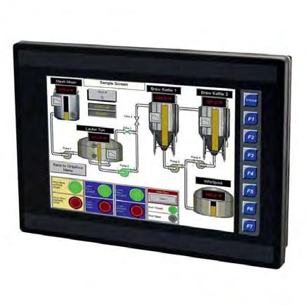 Sterowniki PLC z panelem HMI Horner APG EXL6 i EXL10 STEROWANIE kolorowy, dotykowy ekran operatorski 5.