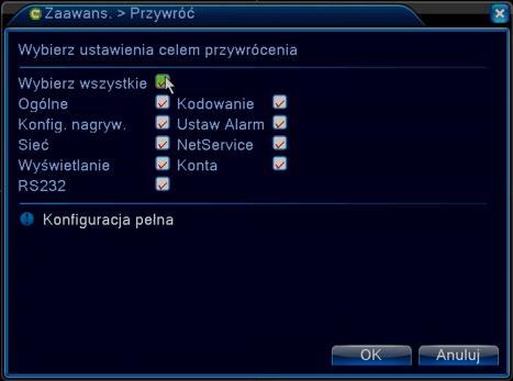 Ustawienie Automatycznego restartu systemu w danym dniu o zadanej godzinie, a także możliwość ustawienia automatycznego kasowania plików starszych niż 1-255 dni (definiowane przez użytkownika). 4.