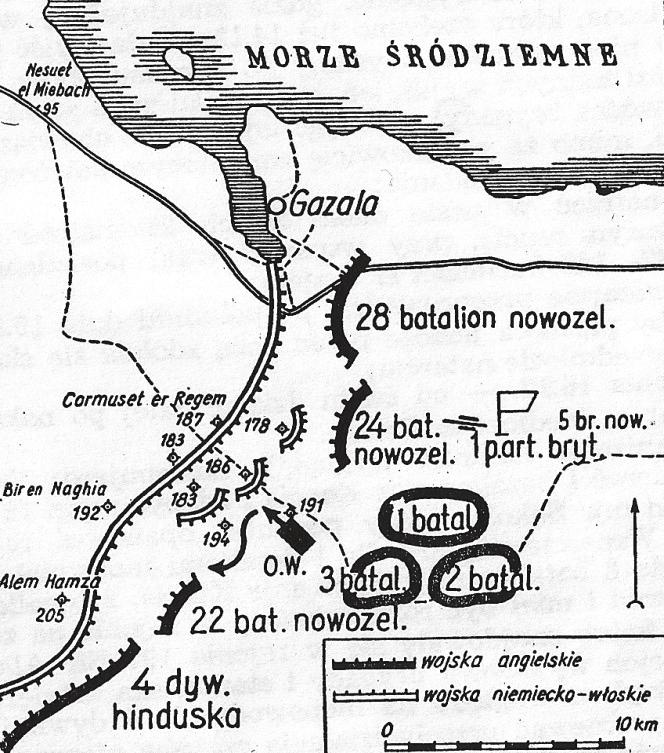 J. Smoliński: Samodzielna brygada strzelców karpackich w walkach w afryce północnej ARTYKUŁY łudniowy zachód od Acromy. Rano 14 grudnia 1941 r.