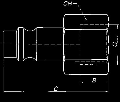 12W KRÓCIEC DN 7,2 Z PRZY CZK DO WÊ A Z TWORZYW COMPRESSION PLUG DZ DW A CH D1 L