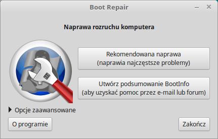 Domyślnie, jeśli nic nie wybierzemy, startuje Linux. Aby to zmienić, należy użyć oprogramowania Boot repair.