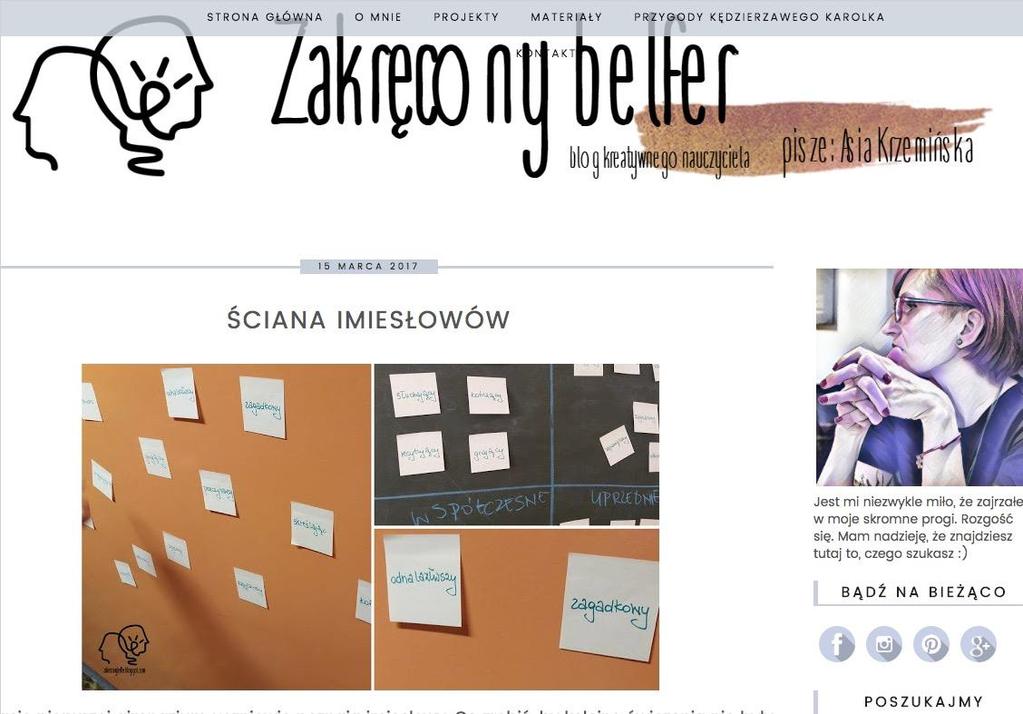 Blog nauczycielski Asi Krzemińskiej (porady,