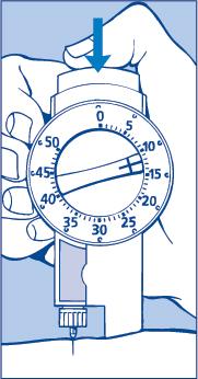 powrotem do pozycji 0, cała dawka nie została wstrzyknięta, co może powodować zbyt duże stężenie cukru we krwi. Należy wyrzucić igłę po każdym wstrzyknięciu.