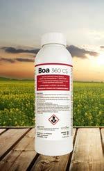 Środek przeznaczony do stosowania przy użyciu samobieżnych lub ciągnikowych opryskiwaczy polowych DZIAŁANIE NA CHWASTY Boa 3 CS jest doglebowym herbicydem, działającym na chwasty głównie w okresie