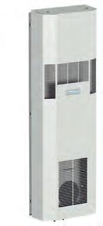 WYMIENNIKI CIEPŁA POWIETRZE/POWIETRZE 20 100 W/K montaż częściowo wpuszczony w szafę (PAI) regulacja temperatury montaż z boku szafy (PAS) alarm temperatury rodzaj ochrony montaż bez użycia narzędzi