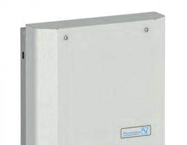 PWI Jedna osoba może wyjątkowo szybko zamontować wymiennik ciepła powietrze/woda przeznaczony do montażu częściowo wpuszczonego w bok lub drzwi szafy zajmuje to niecałe trzy minuty.