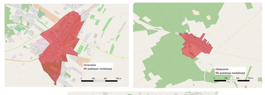 Powierzchnia obszaru rewitalizacji: 0,6% Delimitacja obszaru
