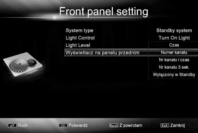 Turn On Light: wyświetlacz włączony Wyświetlacz na panelu przednim: numer kanału, Nr kanału i czas, Nr kanału 3 sek, Wyłączony w Standby Dodatkowe informacje - Problemy Przed skontaktowaniem się z