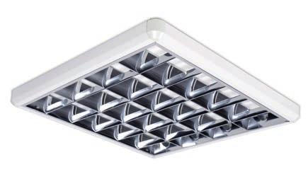 Oprawy wnętrzowe Interior luminaires Oprawy wnętrzowe Interior luminaires Sawa Odbłyśnik: aluminiowy (Sawa PT), z blachy stalowej powlekanej aluminium (Sawa NT) / Reflector: aluminium (Sawa PT) or