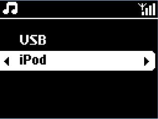 Następnie przyciskami nawigacyjnymi " lub # oraz! wybrać Portable > ipod. Odtwarzacz ipod: a.