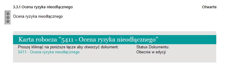 3.3. Ocena ryzyka Przy ocenie ryzyka konieczne jest zrozumienie badanej jednostki, jej otoczenia i kontroli wewnętrznej.