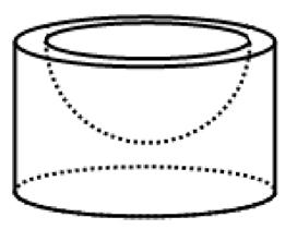 Zadanie 23. (0 3) Pojemnik z kremem ma kształt walca o promieniu podstawy 4 cm i wysokości 4,5 cm.