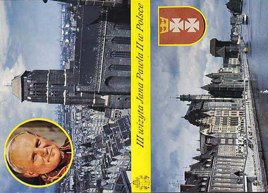 Nnx-03 1987 Nnx-03r 1987 widokówka wydawca Centrum Prasowe współpraca Pallottinum III wizyta Jana Pawła II w Polsce.
