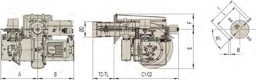 SERIA FNDP Dwustopniowe progresywne / modulowane od 25 do 179 3 2 ST.