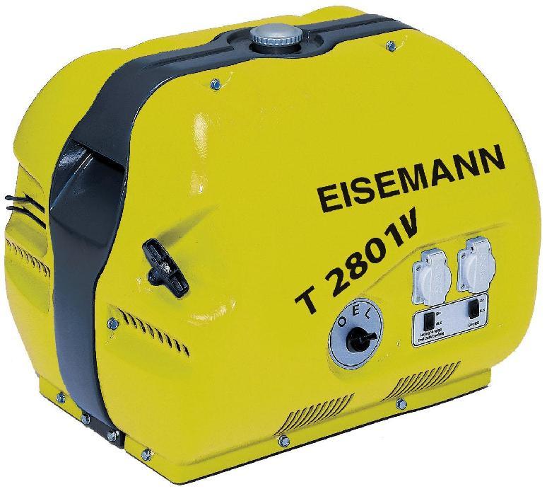 EISEMANN T 2801 V (Variospeed) TOPLINE IP 54 Elektryczna moc 1~ (cos 1,0) VA 2530 Elektryczna moc 1~ kw 2,53 Napi cie 1~ V 230 Maksymalny pr d 1~ A 11 Pr d 1~ (Schuko) A 11 Maks.