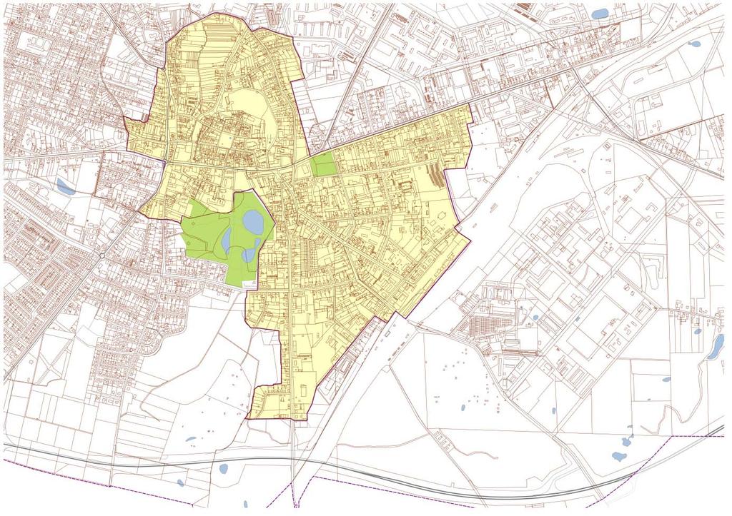 Załącznik nr 1 Mapa obszaru rewitalizacji po zmianie Obszar