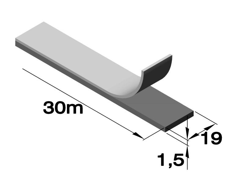 H-9 Art.Nr. 6470.29 samoprzylepna taśma magnetyczna temp.