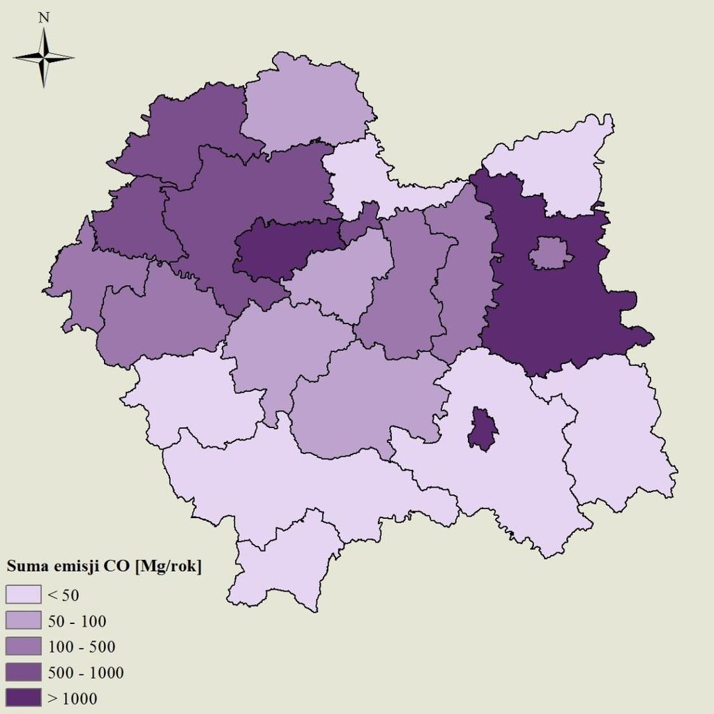 Mg/rok tys. Mg/rok Emisja CO przez podmioty korzystające ze środowiska w latach 1998-2014 [Mg/rok] Emisja CO2 przez podmioty korzystające ze środowiska w latach 1998-2014 [tys.