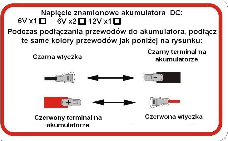 Instrukcja obsługi i użytkowania akumulatorów inne ważne informacje. Po otrzymaniu produktu prosimy o zapoznanie się z instrukcją dołączoną do przesyłki.