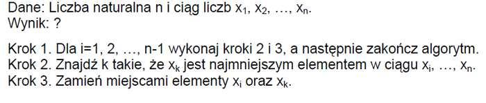 3 porownań. 4 porownań. 6 porownań. 8 porownań. 70. Jaki algorytm przedstawiono na rysunku?