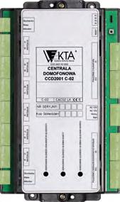 36 Centrala, rozszerzenie, tanio a dobrze CENTRALA DOMOFONOWA Główne urządzenie zarządzające całym system.