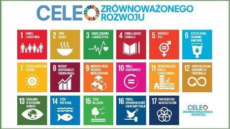 Slajd 3: Tabelka Cele Zrównoważonego Rozwoju dotyczą wszystkich krajów, zarówno rozwijających się, jak i rozwiniętych. Obejmują 17 obszarów działań.