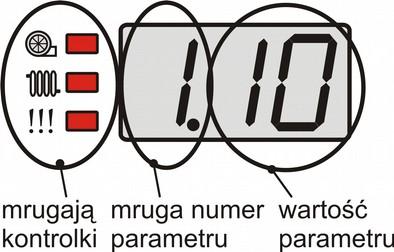 5. Temperatura zadana c.w.u. - określa do jakiej temperatury ma być dogrzewany zbiornik ciepłej wody użytkowej. Po przekroczeniu temperatury zadanej c.w.u. pompa ładująca c.w.u. zostanie wyłączona.