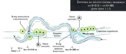 php Uwagi Zastoisko A jest płytsze ze względu na ochronę drzew na brzegu rzeki i potrzebę przepłukiwania zastoiska przez wody wezbraniowe.