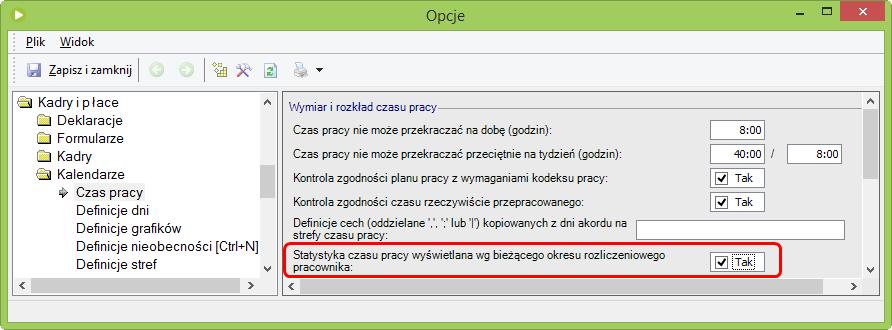 Kalendarz / Statystyka Statystyka czasu pracy jest zestawieniem informacji o czasie pracy i nieobecnościach w wybranym okresie.