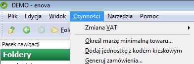 okna Pasek menu Pasek zawierający listę funkcji udostępnianych w danym oknie. Poszczególne pozycje paska tworzą lokalne menu (listy dostępnych funkcji).