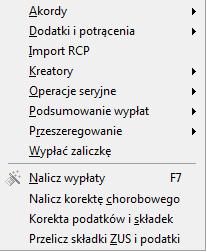 Płace / Pracownicy Listę tworzą pracownicy zatrudnieni (etat) co najmniej przez jeden dzień we wskazanym okresie.