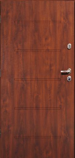 (narożnikowa) - próg drewniany lub nierdzewny (19 lub 32 mm) PERFOTHERM Zestawy okuciowe dostępne na stronach 32-35 Drzwi Gerda TT to uniwersalne drzwi do stosowania w budownictwie