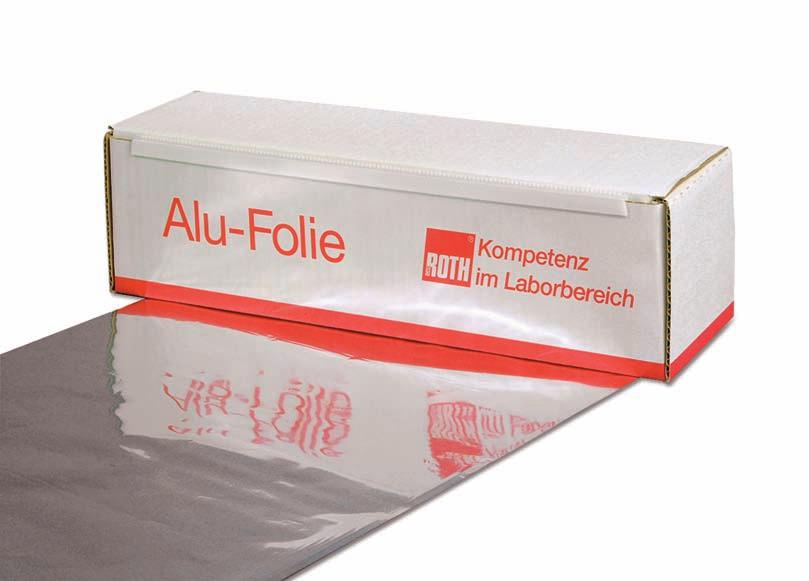Artykuły laboratoryjne Folia aluminiowa - Rotilabo Idealna do przykrywania, zawijania i izolacji.