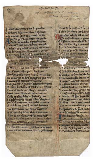 legenda: tekst zielony opisuje poszczególne elementy rękopisów Historia kolekcji rękopisów romańskich w księgozbiorze berlińskim w Bibliotece Jagiellońskiej w Krakowie to projekt badawczy realizowany