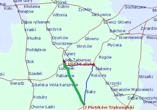 Łódź Piotrków Trybunalski 30 km Relacje: Łódź