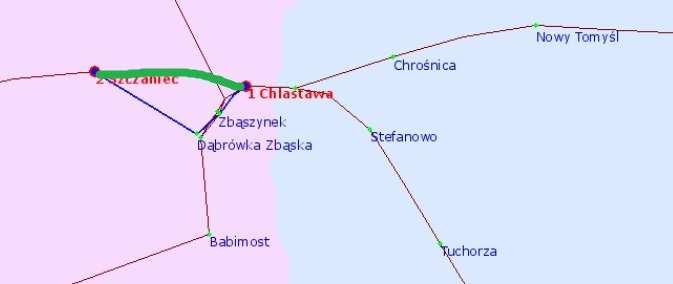 Chlastawa -Szczaniec 10 km