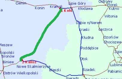 Koło Turek Kalisz 60 km Relacje: Kutno - Koło - Turek - Kalisz 154