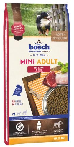 nazwa: Bosch Mini Adult Lamm & Reis - Jagnięcina i ryż 15kg marka: Bosch cena: 145.00 zł Dorosłe psy małych ras są często bardzo wybredne i wymagają lekkostrawnego pożywienia.