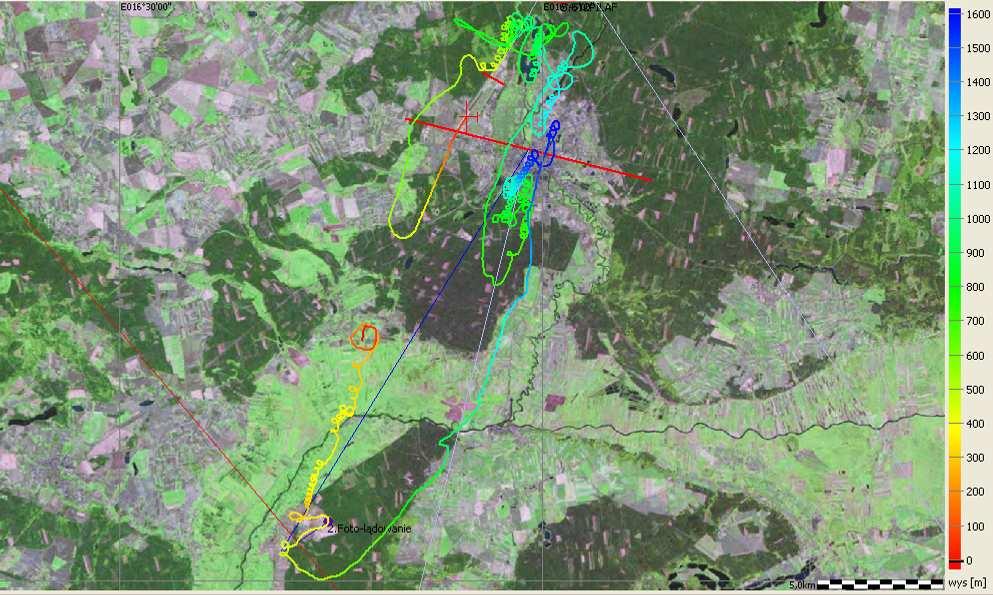 7. Typ operacji: Lot sportowy w ramach konkurencji obszarowej w Szybowcowych Mistrzostwach Polski Juniorów; 8. Faza lotu: Lądowanie w terenie przygodnym; 9.