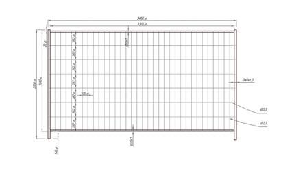 Grubość drutu: 3,3x3,3 mm Wymiary 