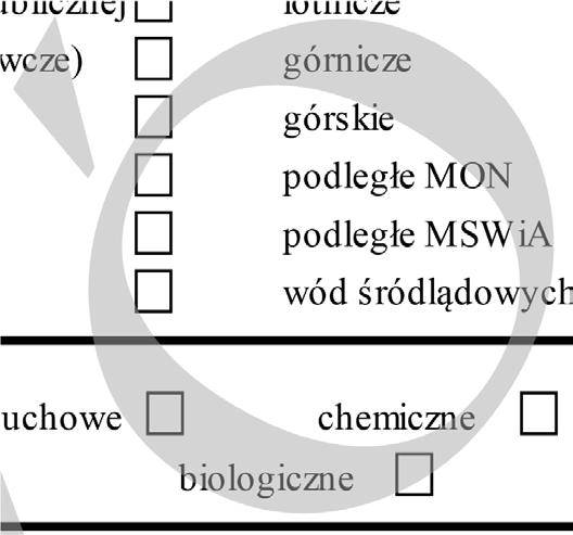 śródlądowej produkcyjne podległe MON pokopalniane morskiej wojskowe podległe MSWiA inne inne wód śródlądowych II.