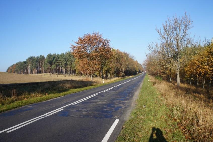 Nową nawierzchnię położono na długości 8,7 km między Choszcznem i Płotnem.