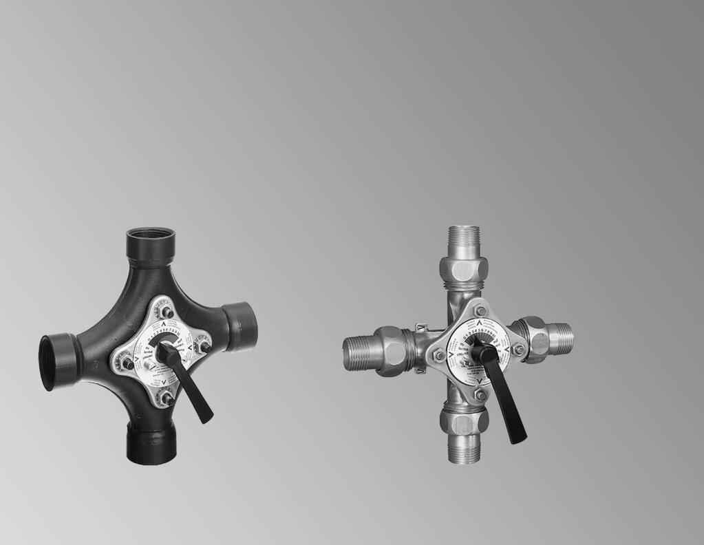 grzewczej Mieszacz 4-drogowy, DN 20 do DN 50 i R ¾ do R 1¼ Mieszacz specjalny 4-drogowy, R ½ do R 1 Mieszacz 3-drogowy,
