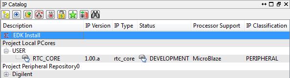 Project Rescan User Repositories Zmianie uległo drzewo dostępnych modułów IP.