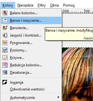 [41/74] GIMP Kolejną czynnością jest nadanie naszej