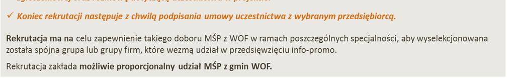 O ile istnieje konkurencyjny program wsparcia Branżowy Program Promocji, ocenia się, że zapotrzebowanie nie zostanie ono w pełni zaspokojone przez ten program, ponieważ wymaga dłuższego zaangażowania